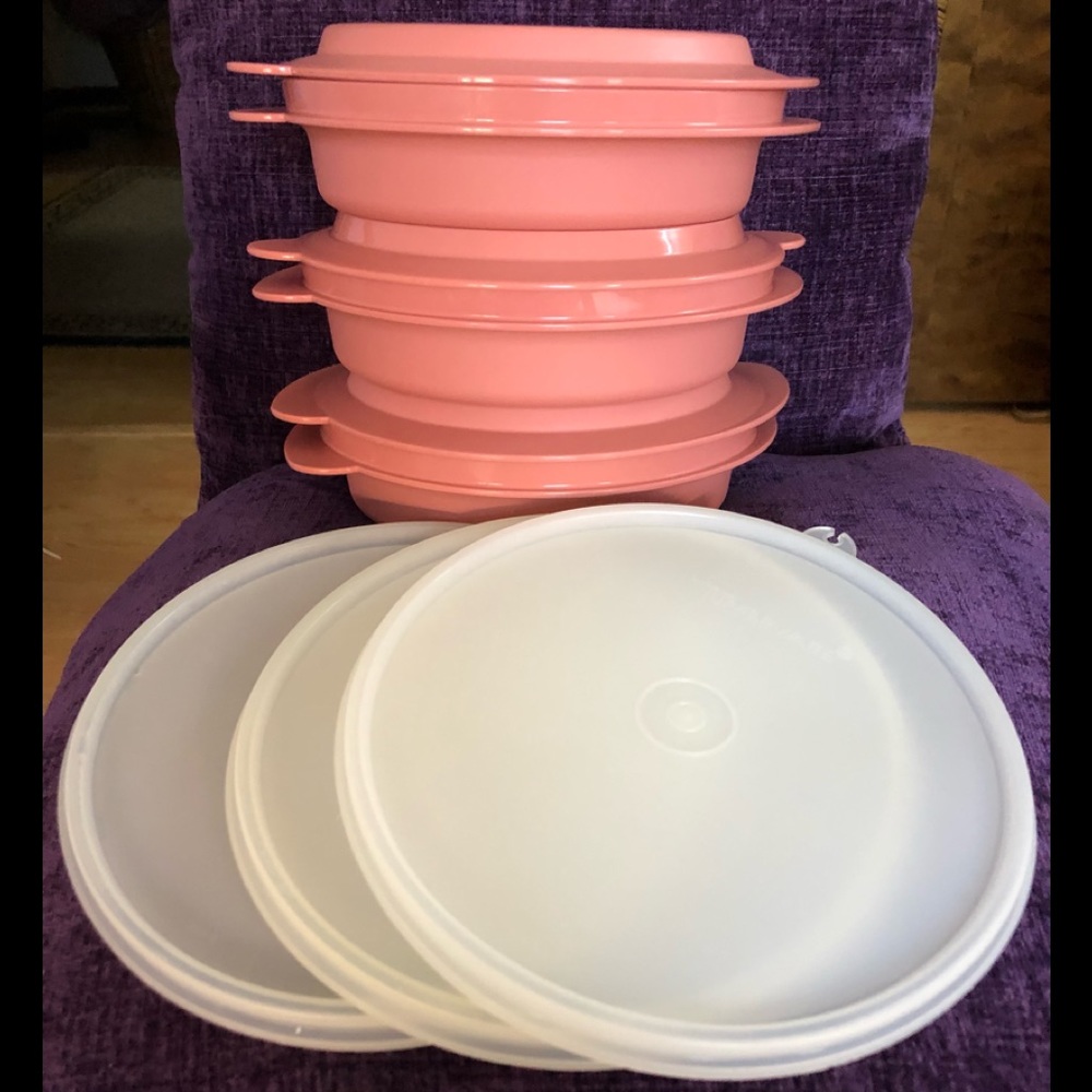 Vintage Tupperware Microwave Containers Set of Three